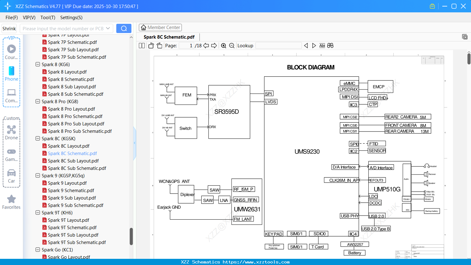 Tecno Spark 8C Schematic